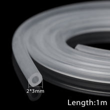 Load image into Gallery viewer, Flexible 1 Meter Food Grade Transparent Silicone Rubber Hose 2 3 4 5 6 7 8 10 mm Out Diameter Flexible Silicone Tube
