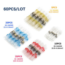 Load image into Gallery viewer, 250/100Pcs Solder Seal Wire Connectors - Heat Shrink Solder Butt Connectors - Solder Connector Kit - Automotive Marine Insulated
